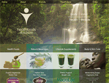 Tablet Screenshot of healthfoods4us.com